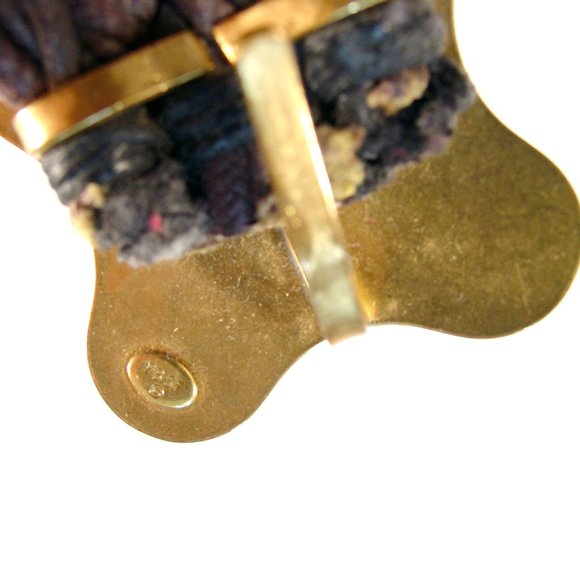 MBSF MARJORIE BAER San Francisco Wide Braided Belt - Picture 4 of 5